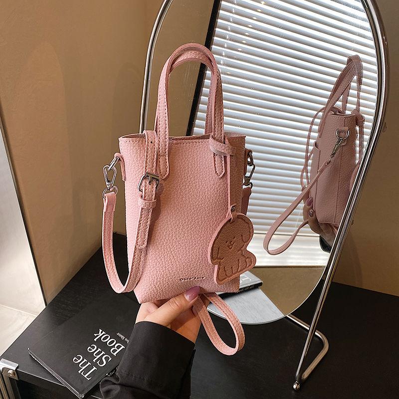 

Fashionable Casual Handbag Simple Design Women s Shoulder Bag Spring Style Korean Version High-End Sensation PU Leather