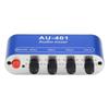 DC 5V-12V AU-401 2/4 Channel Input 1 Channel Output Audio Signal Mixing Board Module Sound Mixer Stereo Control Amplifier Board
