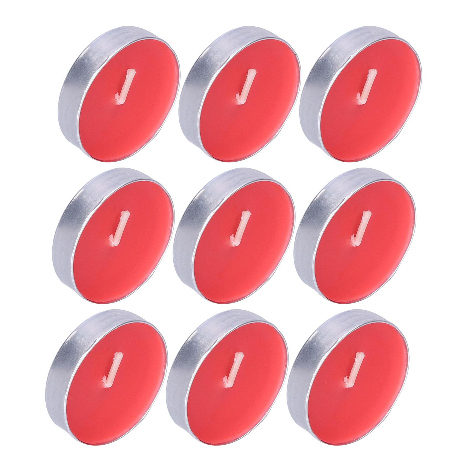 50Pcs Round Candles Smokeless Scented Candles Wedding Anniversary Party Supplies
