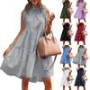 Women's Sleeveless Ruffles Dress Loose Minidress Casual Summer Dress