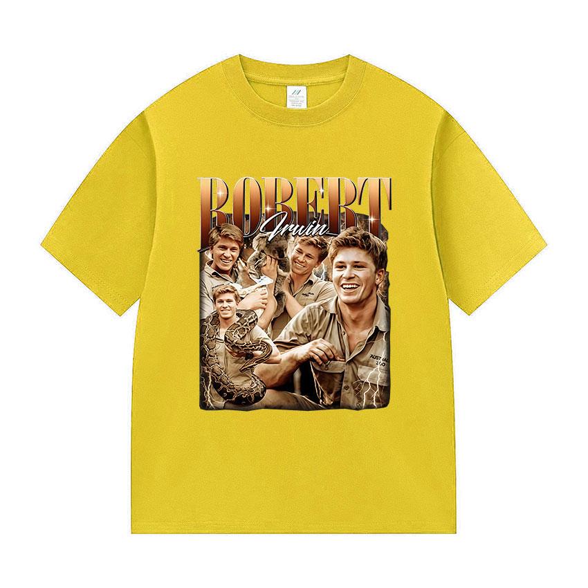 Jaren 90 Retro Robert Irwin Grafisch T-shirt Unisex Klassieke Mode Korte Mouw T-shirts Casual Hoge Kwaliteit Katoenen T-shirt Streetwear