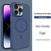 Magnetic Semi-Transparent Matte Phone Case for iPhone 16 Pro Max/15/14 Pro/13/12/11