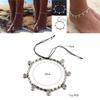 Classic Retro Barefoot Ankle Bracelet With Timeless Flower Design For Yoga