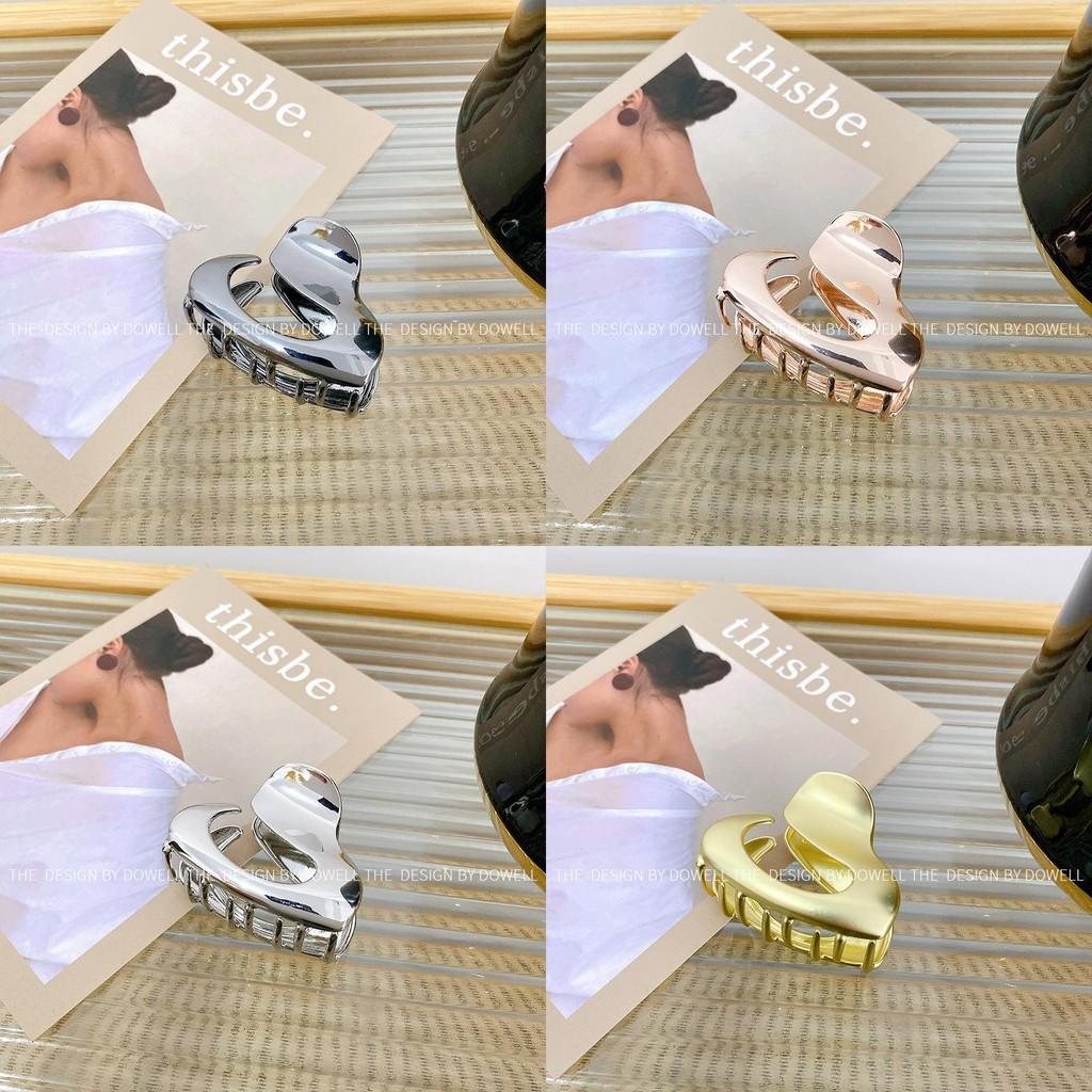 Stunning Shiny Geometric Alloy Hair Clip Perfect For Half Up Styles And Updos