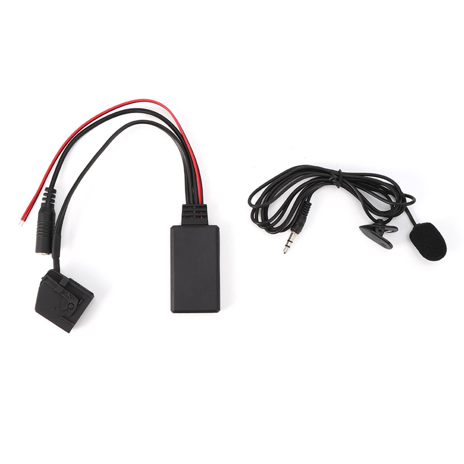 18Pin Bluetooth AUX Cable Adapter Car Microphone Fit for Benz Comand 2.0 W211 W208 W168 W203 Color: As the Picture Shown