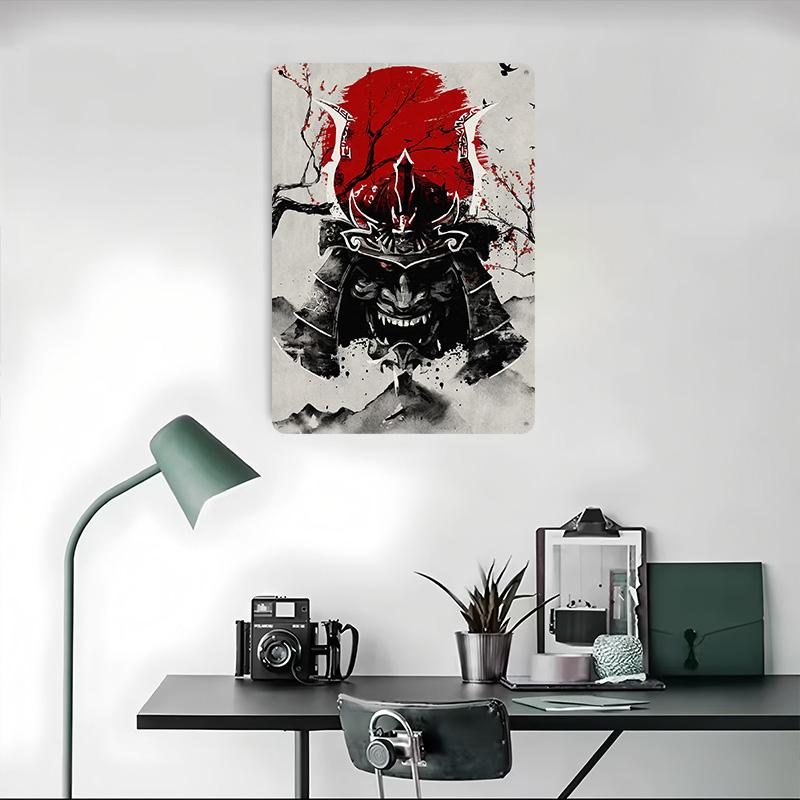 Kabuto Metal Poster Customized Wall Art Retro Vintage Tinplate Signs for Man Cave Modern Home Decoration Ornaments Office Decor