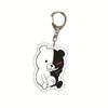Danganronpa Monokuma, Makoto Naegi & Junko Enoshima Acrylic Keychain Charm Figure