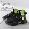 Platform Dad Shoes Spring Large Size 46 Lace Up Sport Shoes Trend Chunky Increase Casual Sports Shoes Zapatillas Hombre 2024