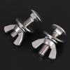 2Pcs 316 Stainless Steel Diving Screws Butterfly Bolts Wing Nuts
