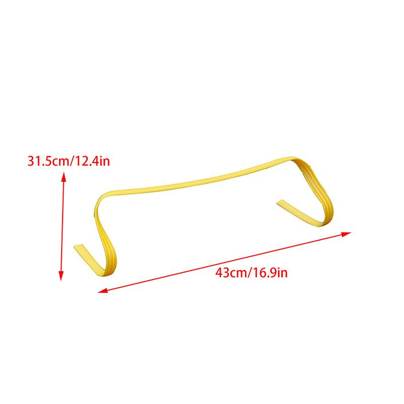 1pc Football Mini Hurdles Portable Speed Training Football Equipment Detachable Agility Hurdles Ladder Sports Safety Equipment