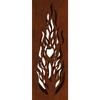 Solar LED Path Light 2 Pcs Bronze Weatherproof Steel