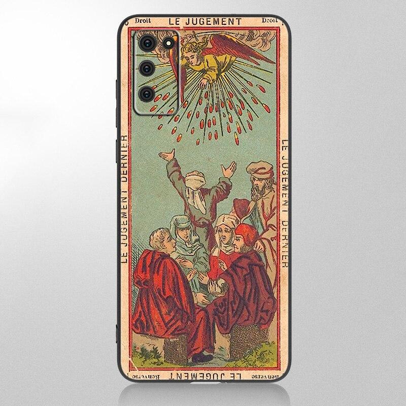 Etui Tarot Egyptien de Dusserre Art do Samsung Galaxy A12 A02S A22 A32 A52 A72 A71 A51 A41 A31 A21 A11 A50 A70 A10S A20S