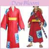 Exklusiver One Piece Monkey D. Luffy Kimono Uniform Anzug Für Cosplay