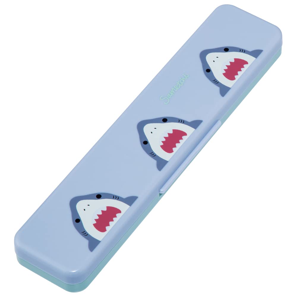 Skater Chopsticks and Spoon Combo Bento Adult Silent Silicone Made in Sametchi Set, 18cm, Antibacterial, Box, Size, Cushion, Japan, CCS3SAAG-A