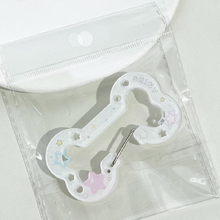 Künstlerischer Hohler Knochen Schlüsselanhänger für Mädchen Mode Schmuck Organizer Robustes Acrylmaterial Kundenspezifische Farboptionen