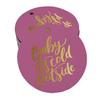 Inkdotpot Real Gold Foil Baby It's Cold Outside Baby Shower Tags Favor Hang Paper Tags 100