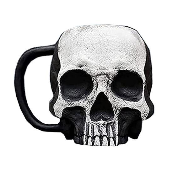 Hrnek Lebka Nerezová Ocel Lidská Lebka Hrnček na Kávu Strašidelný Zombie Pivní Krýgl Korbel Čajový Šálek Halloweenská Hororová Tematická Párty Dárek pro Muže