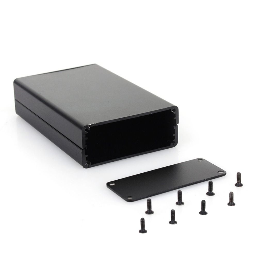 Enclosure Box 80*50*20mm Junction Box Aluminum Black Electrical Enclosure Connection Box DIY Projects
