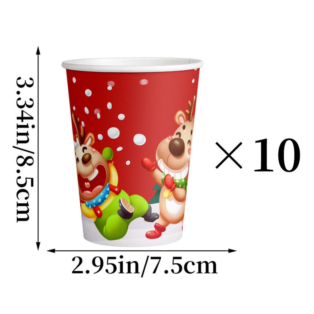 2024 Christmas Snowman Party Set: Paper Cups, Plates, Knives, Forks & Spoons
