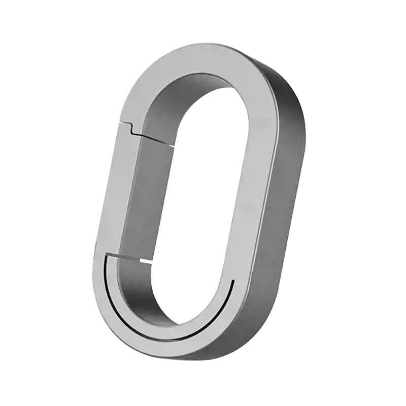 Mini Tc4 Titanium Alloy Keychain Buckle Key Ring Car Accessories Waist Hanging Chain Ring Buckles Opener Edc Outdoor Tool