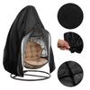 Hanging Chair Cover with Zipper Anti UV Sun Protector Outdoor Garden Swing Egg Chair Waterproof Rattan Seat Furniture Cover