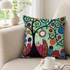 PNaive arts Cushion Cover Soft  Washable Pillow Covers Suitable for Sofa Bed Travel Office Scenarios