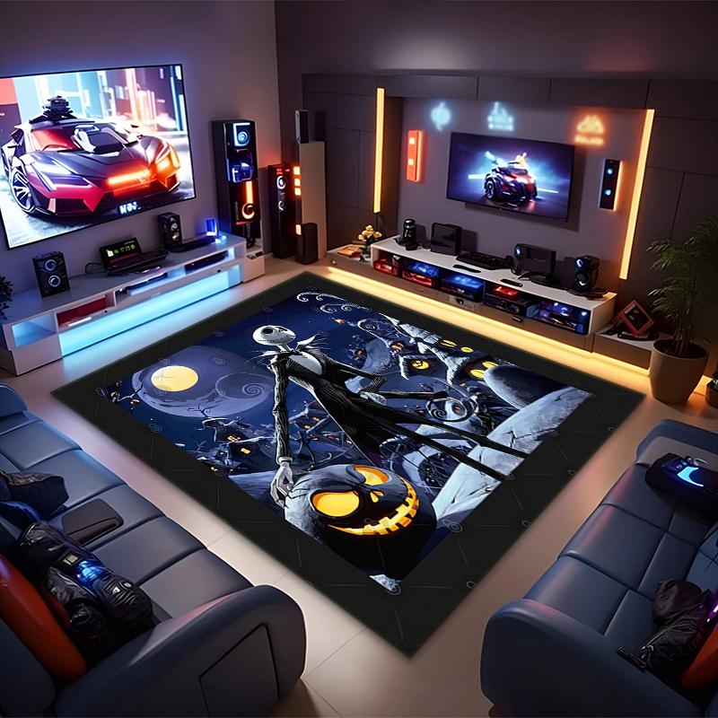 1PC The Nightmare Before Christmas Rug - home decoration Carpet For Living Room Bedroom Flooring Computer Chair Area Rug