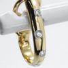 TIFFANY&Co. Dots Earring hoop 4P K18 yellow gold/Pt950Platinum/diamond 5.7g Women Used