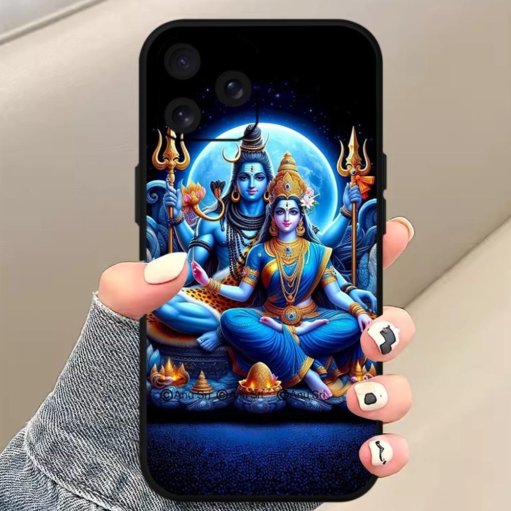 

Чехол для телефона «Господь Шива, индуистский Бог, Будда» для iPhone Mini 11 12 13 14 15 Pro XS Max X Plus SE XR, черный мягкий корпус iPhone12PROMAX