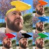 Lustiger Handflächenförmiger Sonnenhut 3D-gedruckte Handflächenklatsch-Sonnenhüte Freihändige Hand-Sonnenschutzhut Sofortiger Sonnenschutz Visier Outdoor-Reise