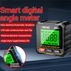 360 Degree Protractor RN01 Digital Angle Gauge Goniometer Four-sided Strong Magnetic Protractor Tester Measuring Tools