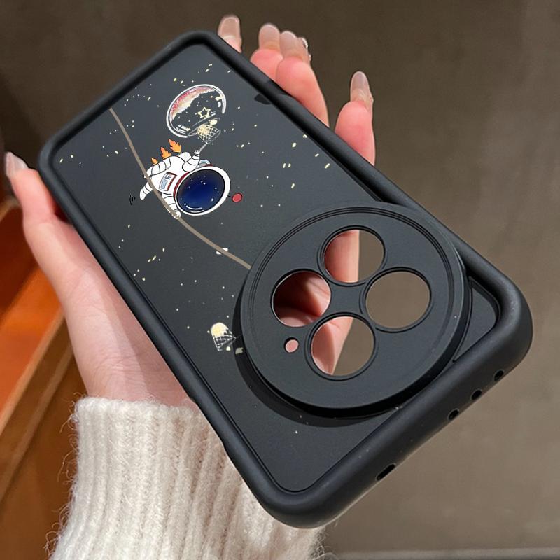 Star Astronaut Pattern Anti-Fall TPU Soft Case For OnePlus 13 12 13R 13T 12R ACE 5 3 2 11R Lens Protection Silicone Shockproof Matte Phone Cover