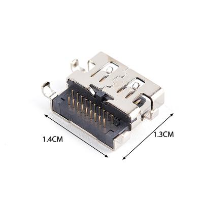 Konektor rozhraní Hdmi 19kolíkový Vertikální Pravoúhlá zásuvka Hdmi Reverzní závaží