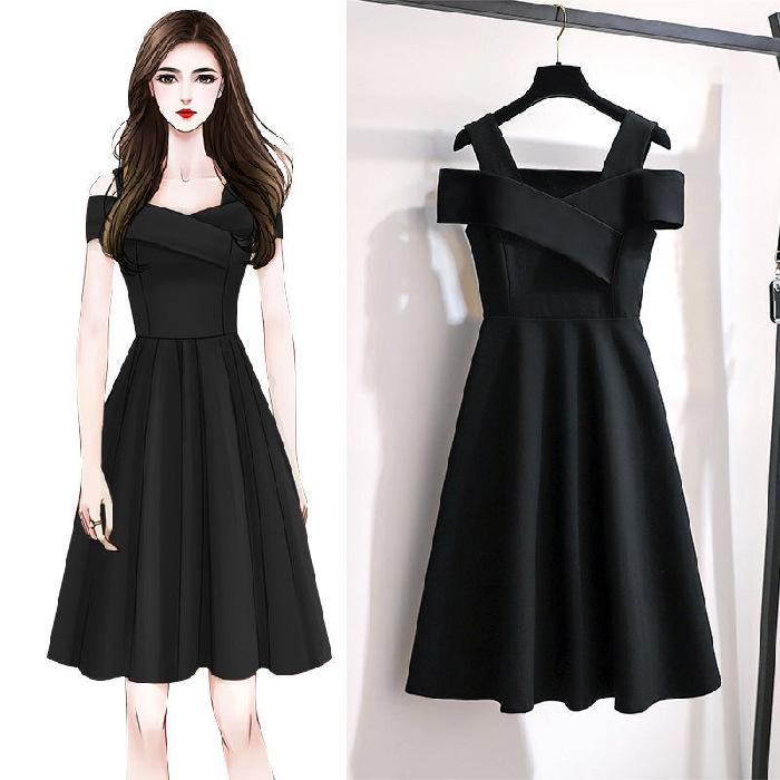 

New, women s fake two-piece dress, summer short-sleeved women s dress. 3XL чорний