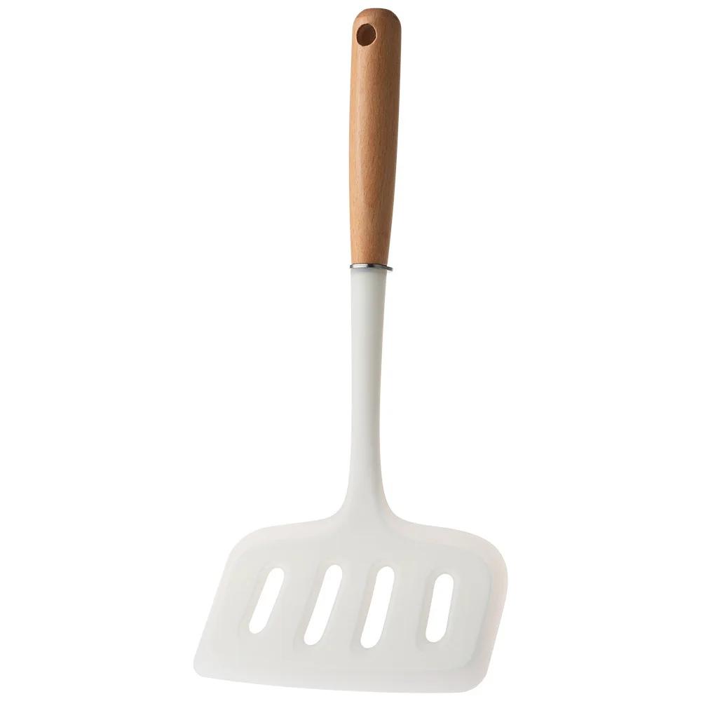 1PC Silicone Spatula Beef Meat Egg Kitchen Scraper Wide Pizza Shovel Cooking Utensils Non Stick Frying Spatula Kitchenware Tools