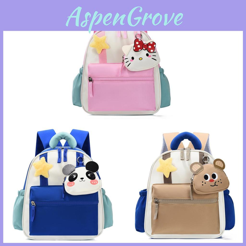Childrens Cartoon Backpack With Oxford Fabric For Kindergarten Learning And Load Reduction