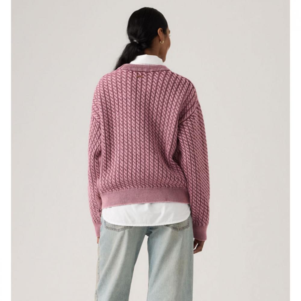 Levi S Women S Sweater 0063a 0000 Layla Cable Crewneck