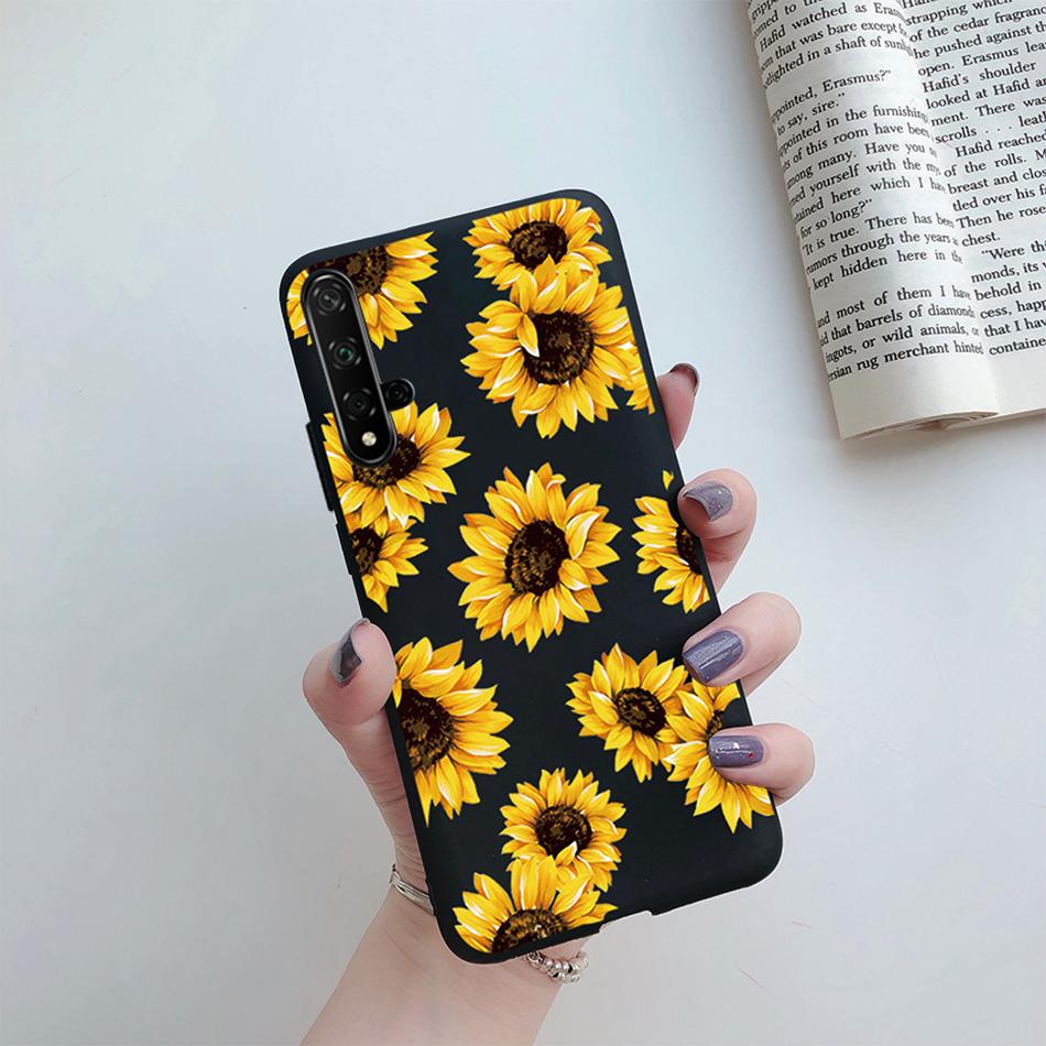 For Honor 20 Case Cartoons Love Heart TPU Funda For Huawei Honor 20 Pro Lite YAL-L21 YAL-L41 20S MAR-LX1H Back Cover Phone Case