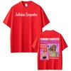 Sabrina Carpenter Tour 2026 Print Tshirt Unisex Unisex Aesthetic Clothing Tshirts Summer Cotton Shortsleeved Harajuku T Shirts