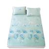 2026 Washable Ice Silk Latex Cool Mat Set - Three-Piece for Student Dorm Single Bed, Summer Softness for Air Conditioning.