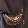 Nischen-Design-Tasche Damen Sommer Neue Mode Horn-Tasche Mode Knödel-Tasche Schulter-Umhängetasche