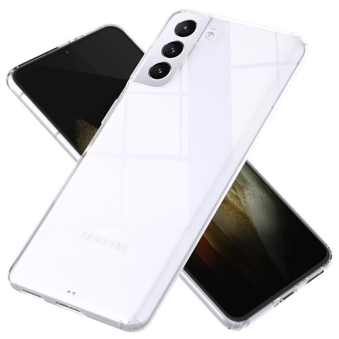 Coque - nalia - galaxy s21 plus - transparent - rigide - silicone bumper