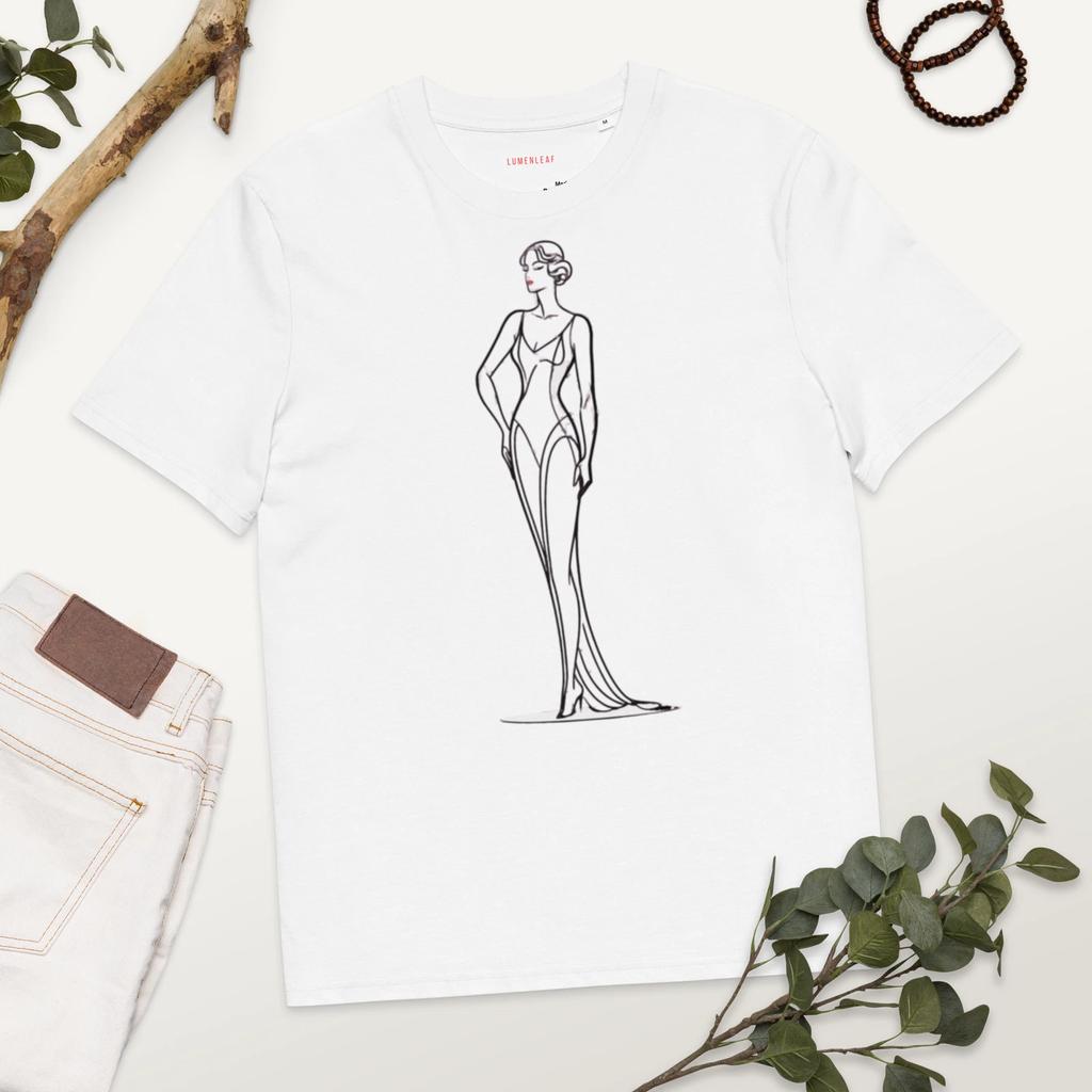 Organic cotton line art t-shirt