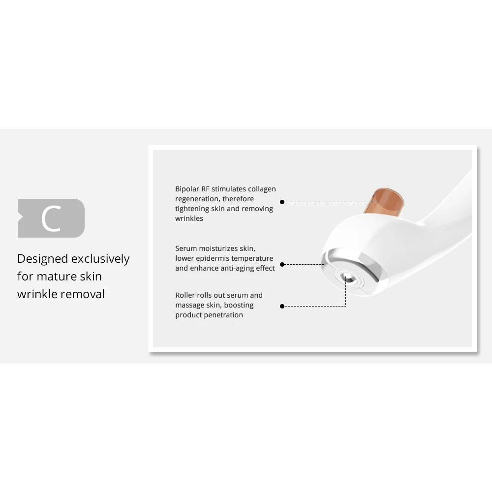 Gesicht Anti-Aging Hautpflege Hautverjüngung Mit Mini Tragbarem Radiofrequenz RF Gerät 1 Sonde Persönlicher Benutzer Für Heimgebrauch