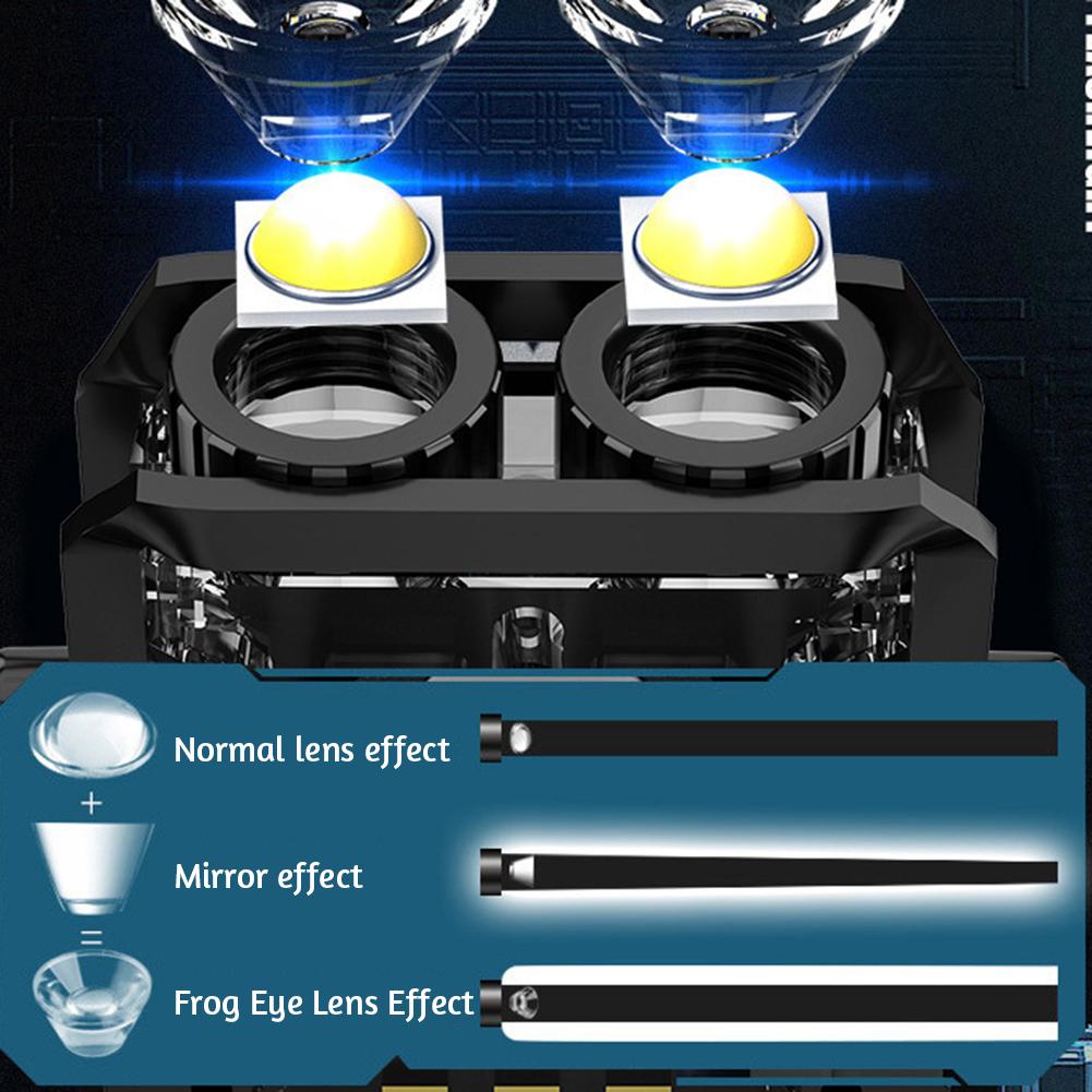 Magnetic Bright Warnings Keychain Light Wear-resistant Emergency Foodlight For Backpacking