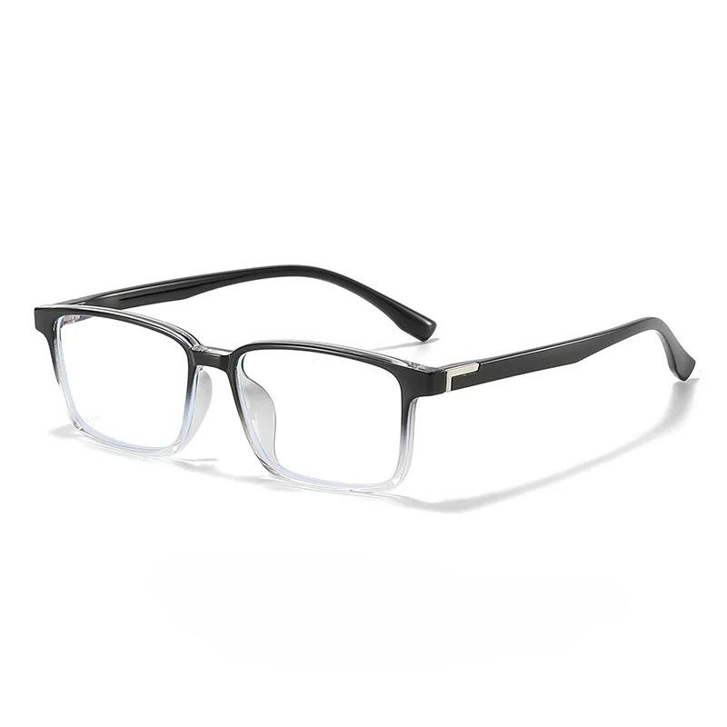 

Fashion Square Frame Plain Glasses Men s and ladies s Ultra-Lightweight TR90 Blue Light Blocking Eyewear Comfort Business Glasses