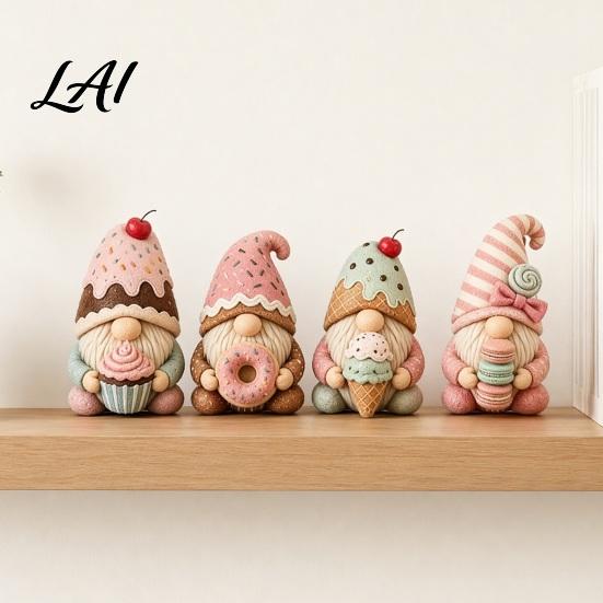 Kit Filo da Ricamo Gnomo Accogliente Kit Patchwork Fai-da-te Feltro Cucito Creativo Arte Artigianato per Artigiani Principianti Decorazione Casa Regalo Fatto a Mano Unico Nordico