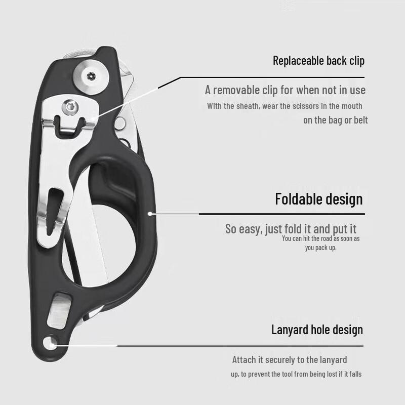 Tactical Folding Multi-tool Scissors