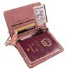Women's High-End Travel Passport Holder & Anti-Theft Document Bag: Multifunctional Card & Ticket Organizer