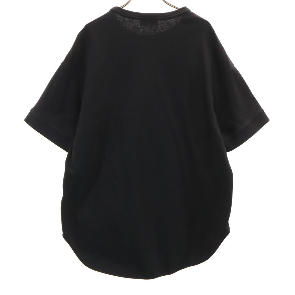 THE RERACS Short Sleeve T-shirt Black Plain Pocket T-shirt Men's Used
